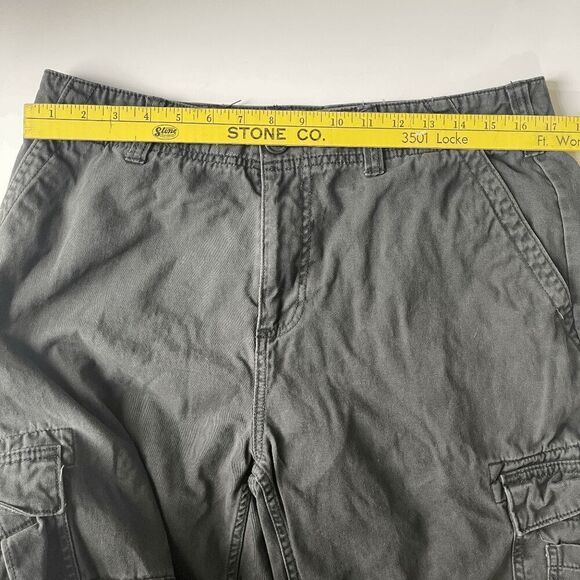 American Rag Men's Denim Cargo Shorts Gray Size 33 - Picture 8 of 14